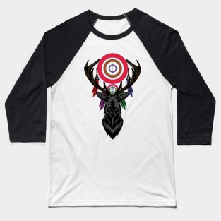 The Deer Dream Catcher Baseball T-Shirt